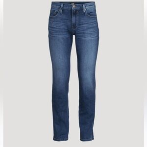 PAIGE Lennox Slim Fit Mid Rise Jeans Zip Stretch Pockets Denim Straight Pant 32